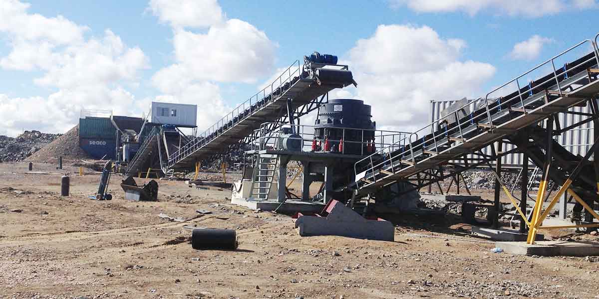 90-100t/h Stone Crusher in Indonesia