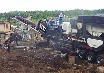 200-220t/h Mobile Crusher in Tanzania