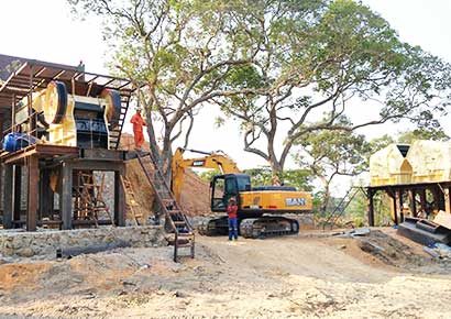 130-160t/h Stone Crusher in Namibia