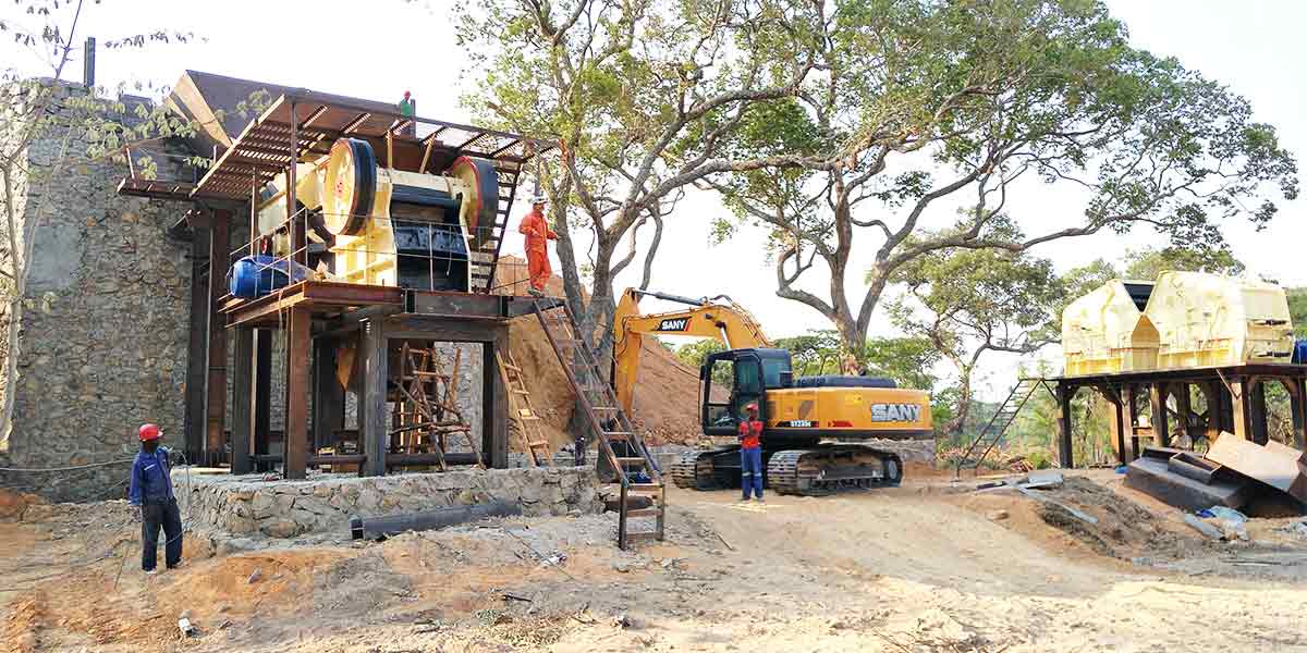 130-160t/h Stone Crusher in Namibia