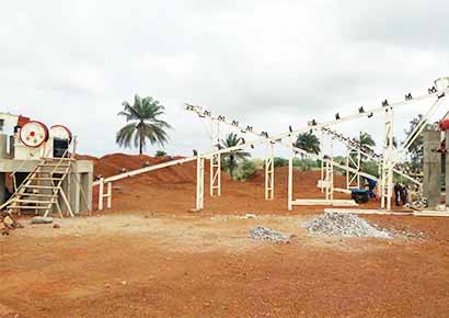 50-60t/h Stone Crusher in Ghana