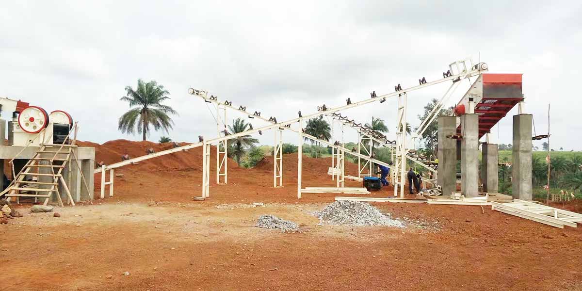 50-60t/h Stone Crusher in Ghana